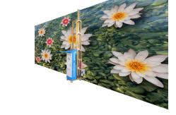 China 2880dpi Accuracy Vertical Wall Printing Machine , 3d Printer For Wall Painting supplier