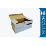 Cardboard Storage Boxes For Wine Custom Printed Corrugated Boxes With Handle for sale