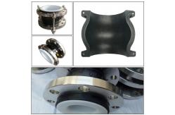 China Round SS304 Flange EPDM Ptfe Lined Rubber Expansion Joint China For Concrete supplier