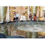 2000L/H Laminar Water Jet Fountain With 3w RGB Stainless Steel Lights