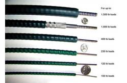 China Custom Industrial Control Cables , Tractor Spare Parts Choke Control Cable supplier