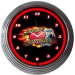 AC110v Round Neon Led Clock for sale