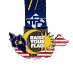 Custom Map Zinc Alloy Soft Enamel Medals Meticulously Crafted