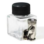 25 Ml Custom Antique Ink Bottle Empty Vintage Glass Inkwell Bottles for sale