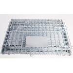Collapsible Wire Mesh Container Industrial Stackable Storage Wire Mesh Cage for sale