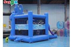 China Ice Princess Printing Theme Inflatable Bounce Trampoline Slide Combo supplier
