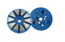 China Quick Change multi-segment diamond concrete grinding tools for concrete grinder supplier