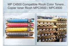 China MPC4500 Copier Ricoh Toner Cartridge For Aficio MPC3500 4 Sets supplier
