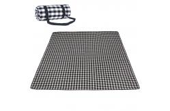 China Mini Size Plaid Lightweight Picnic Blanket For Camping / Travelling supplier