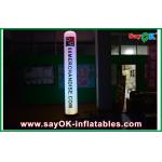 Straight Pillar Inflatable Lighting Decoration H1 - 3m Nylon Cloth With Logo for sale