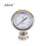 H48mm 24UNF2B Stainless Steel Diaphragm Gauge CE Dia 63mm for sale
