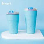 360ml 460ml 560ml Portable Silicone Water Bottle Double Wall for sale