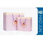 Durable Cardboard Gift Bags / High End Paper Grocery Bags With Handles for sale