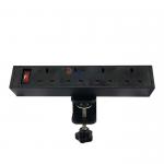 Office Home ABS Multimedia Desktop Power Outlet With Clip for sale