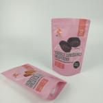 Coffee Matt Zipper Custom Printed Barrier Bags Self Standing Laminated
