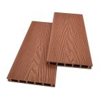 3D Embossed Wood Grain WPC Decking Patio Anti-Slip Outdoor Flooring for sale