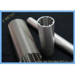 4 Inch Welded Metal Wire Mesh , Wrapped PVC Water Well Screen Slotted Pipe for sale