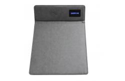 China Customised Logo Wireless Charging Leather Mouse Pad Smart Multifunction supplier
