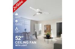 China 2- 1stshine Bedroom LED Ceiling Fan with Acrylic Blades and Remote Control Light supplier
