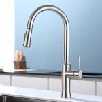 Single Lever Touch Sensor Kitchen Faucet Flexible Hot Cold Water Supply for sale