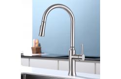 China CUPC Single Handle Gooseneck Kitchen Faucet Extendable Kitchen Tap With Flexible Hose supplier