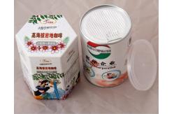 China Food Grade Cylindrical water proof Paper Composite nut Cans , Aluminium Foil Peel Lid supplier