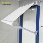 Drop Arm Remote Retractable Window Awnings  Polyester Acrylic Fabric