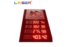 China 8'' Digit  IP65 Waterproof Led Gas Price Sign IR Remote Control supplier