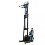 Rider Battery Operated electric Reach Truck , Multi Directional Reach stacker 5000lbs for sale
