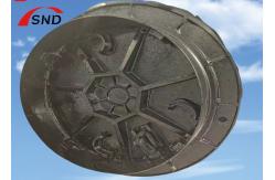 China Circlip Lock Ductile Cast Iron Manhole Cover EN124 D400 B125 Round supplier