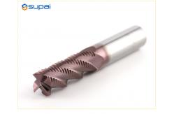 China High Performance Square Roughing End Mill For Wood Cutting 4 Flute supplier