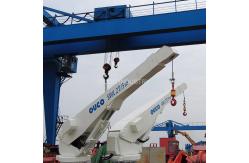 China Telescoping Boom Crane Yacht Pedestal Jib Stretch Out And Draw Back 2T 5M supplier
