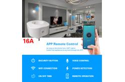 China 16A 20A Smart Light Socket Voice Activated Wireless Electric Socket Overload Protection supplier