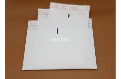 China White Recyclable Poly Bubble Mailers Offset Printing For Express Delivery supplier
