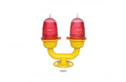 China Flight LED Aviation Obstruction Light ICAO Aviation With Bird Deterrent Spike Lamp supplier