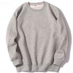 Autumn Mens Crew Neck Sweatshirts , Oversized Round Neck Sweater Regular Sleeve for sale