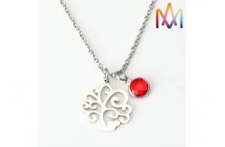 China Clavicle Womens Engraved Necklace supplier