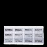 Unique Shaped Qr Code Hologram Stickers Adhesive Holographic Sticker Labels