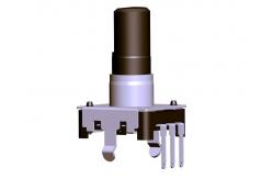 China 12mm EC12 Insulated Rotary Shaft Encoder EC1211-02-X2B-HA1 supplier