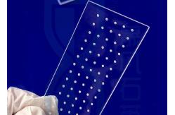 China Morse 6.5 Transparent Silica Fused Quartz Windows With Hole supplier