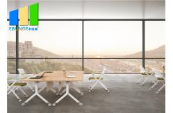 China Conference Room Stackable Folding Meeting Tables Office Movable Training Desks supplier