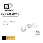 Denim Shirt & Coat 5 Claw Classic Prong Pearl Snap Buttons for sale
