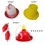 Poultry Drinking Lines System 80pcs Chicken Feeders And Drinkers