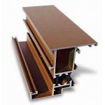 Mill Finish Aluminum Curtain Wall Profile Bronze / Black Energy Saving for sale