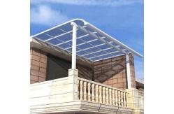 China Experience Durability And Versatility With DIY Polycaronate Cover White Aluminum Frame Canopy Awning supplier