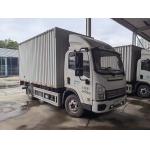 White Electric Used Cargo Truck Automatic Reconditioned Truck With 2 Doors for sale