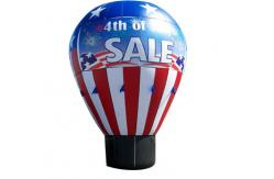 China Event use inflatable pig ground balloon custom animal giant air balloon supplier