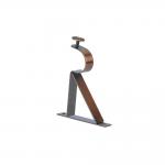 Iron Pipe Curtain Rods With Flower Shape Finial For Bedroom