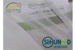 China Circular Knit Stretch Woven Interlining Material C5020W Shrinkage Resistant supplier