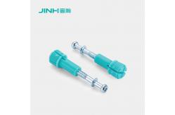 China 40mm Steel Minifix Connecting Bolts With Nylon Dowel, Furniture Cabinet Connector supplier